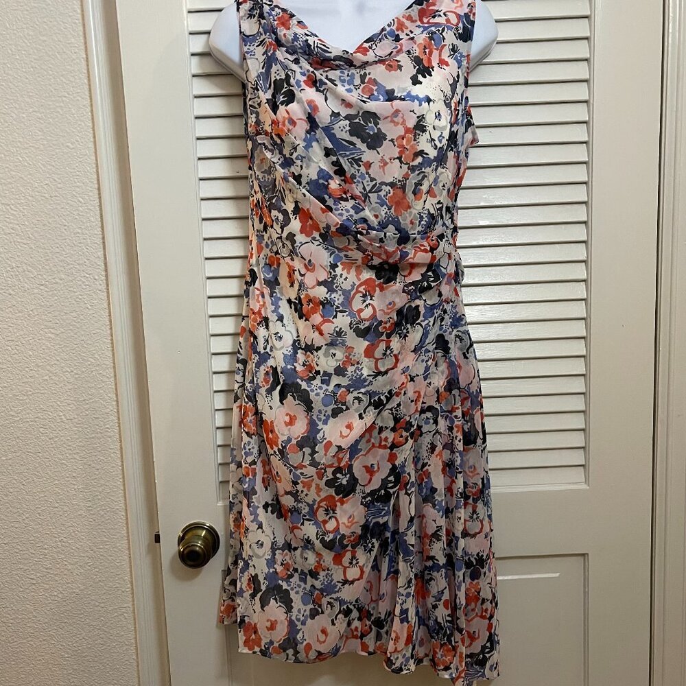 Lauren Ralph Lauren Floral Chiffon Dress NWOT 6P